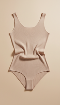 Cashmere Beige Luxe Bodysuit