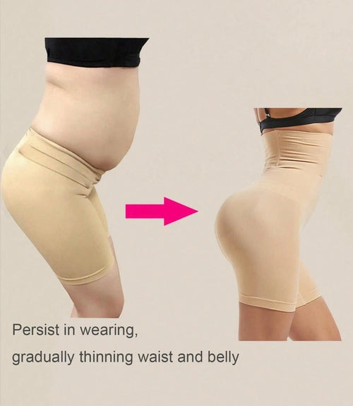 Shapewear Shorts for Women - High Waist Tummy Control Body Shaper Anti Chafing Thigh Slimmer